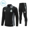 Al Nassr Trainings Sweatshirt Quarter-zip 2024-25 Zwarte - Kids